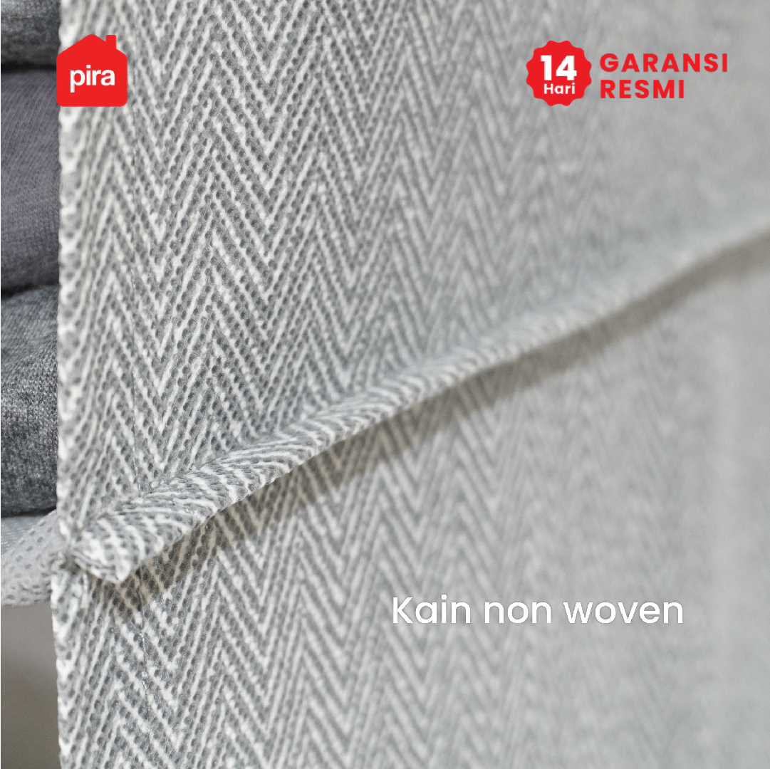 PIRA HOME - YORI CR 5 RAK PAKAIAN GANTUNG / RAK ORGANIZER LEMARI GANTUNG warna DARK GREY - PIRA HOME - foto 6