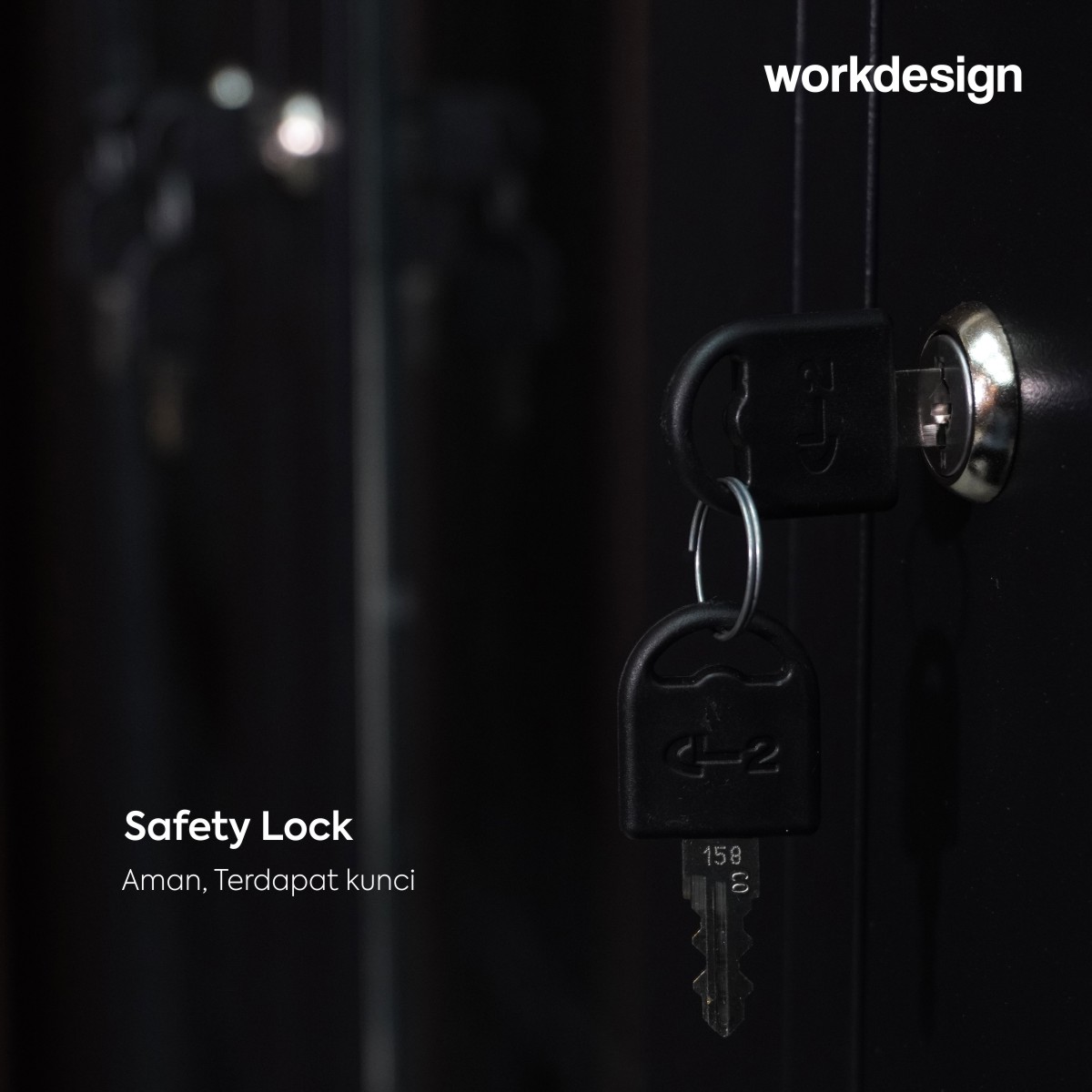 WORKDESIGN BURO AVA MBC 3 HG RAK BUKU BESI / LEMARI ARSIP KANTOR warna BLACK - WORKDESIGN - foto 8
