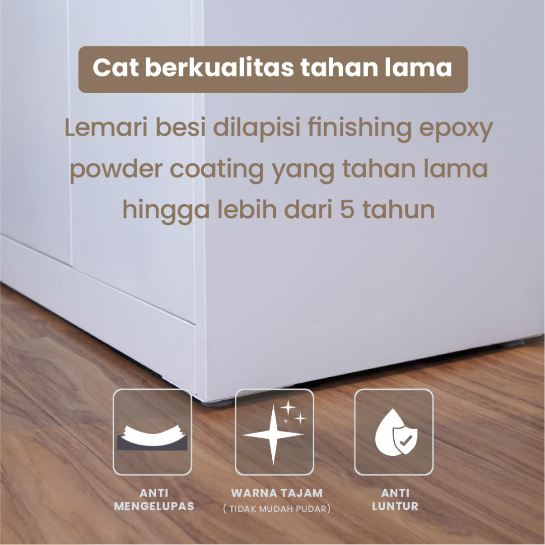 STEEL A 90A N MWDSL warna WHITE - PIRA - foto 4