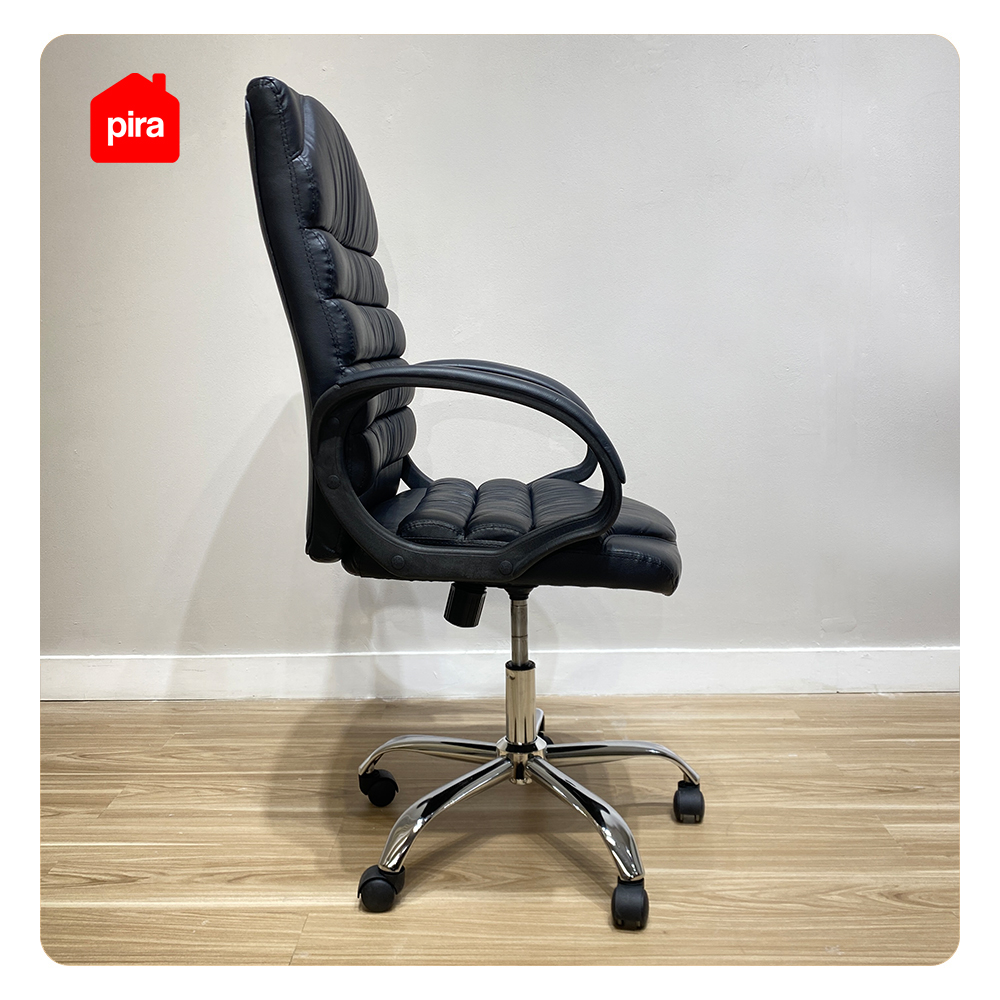 PIRA BAVARIAN - ATLANTA PC KURSI KERJA / KURSI KANTOR PRESIDENT CHAIR HITAM - BLACK warna BLACK - PIRA WORK - foto 3