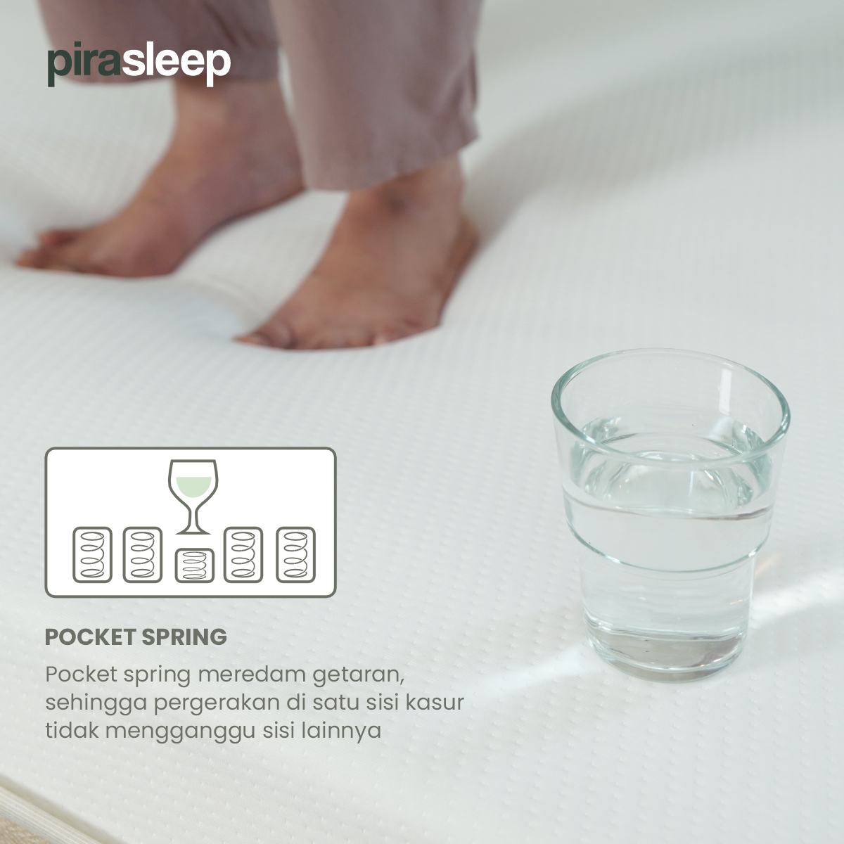 PIRA SLEEP 1 FEPS MF180 WHITE - CREAM + EDEN RSG6P PRO OAK - WHITE - foto 7