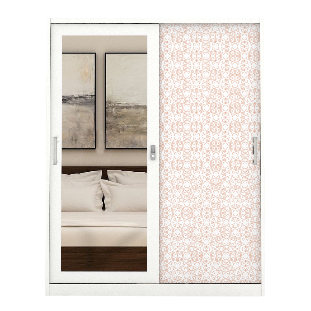 PIRA BAVARIAN - WURF 150 MWDSL LEMARI PAKAIAN BESI SLIDING / PINTU GESER warna WHITE - BAVARIAN - foto 5