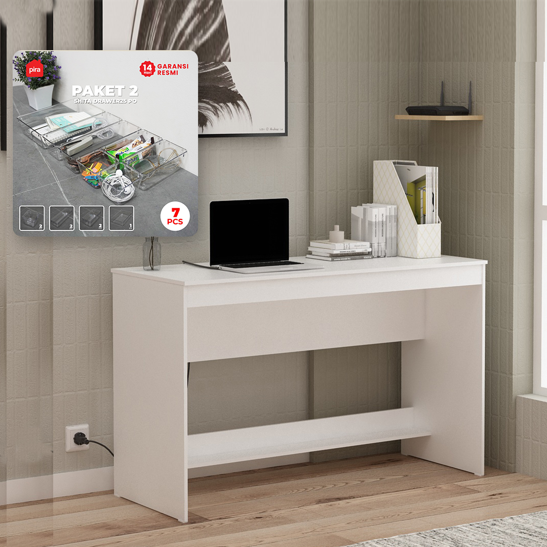 ARUNA DK120 WHITE + SHITA DRAWER25 PAKET 2 (S2 M2 L2 XL1) - foto 1