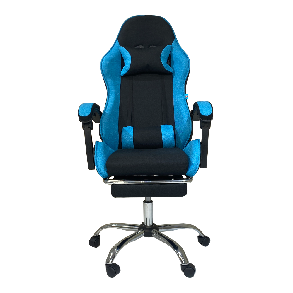 PIRA -  X-WING GC KURSI GAMING DENGAN SANDARAN KAKI DAN FITUR MASSAGE / PIJAT warna BLACK-TURQUOISE - PIRA - foto 6