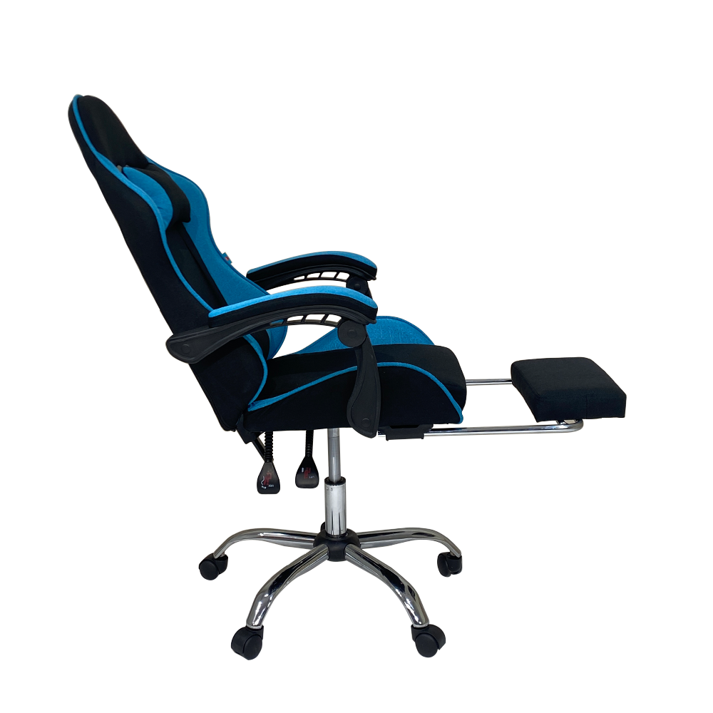 PIRA -  X-WING GC KURSI GAMING DENGAN SANDARAN KAKI DAN FITUR MASSAGE / PIJAT warna BLACK-TURQUOISE - PIRA - foto 4