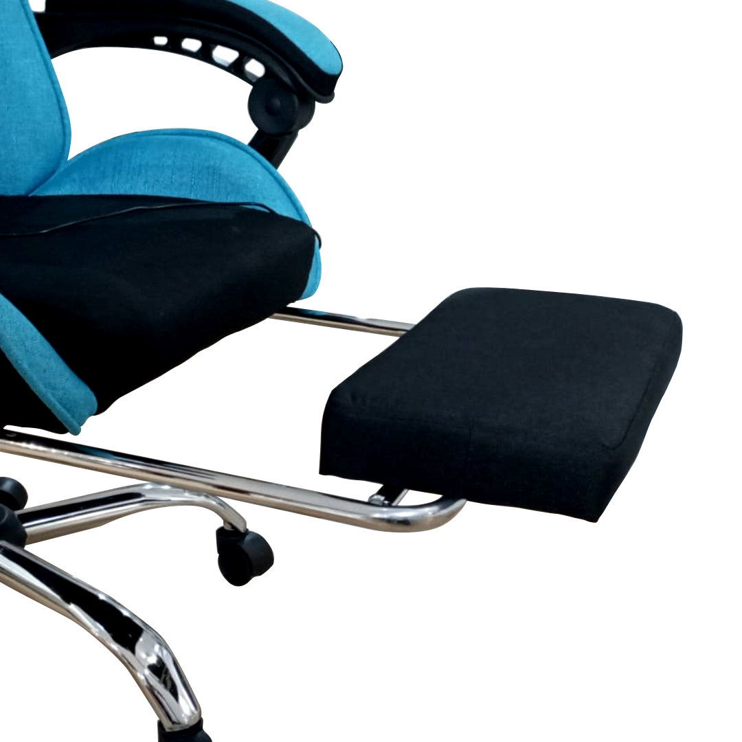 PIRA -  X-WING GC KURSI GAMING DENGAN SANDARAN KAKI DAN FITUR MASSAGE / PIJAT warna BLACK-TURQUOISE - PIRA - foto 5