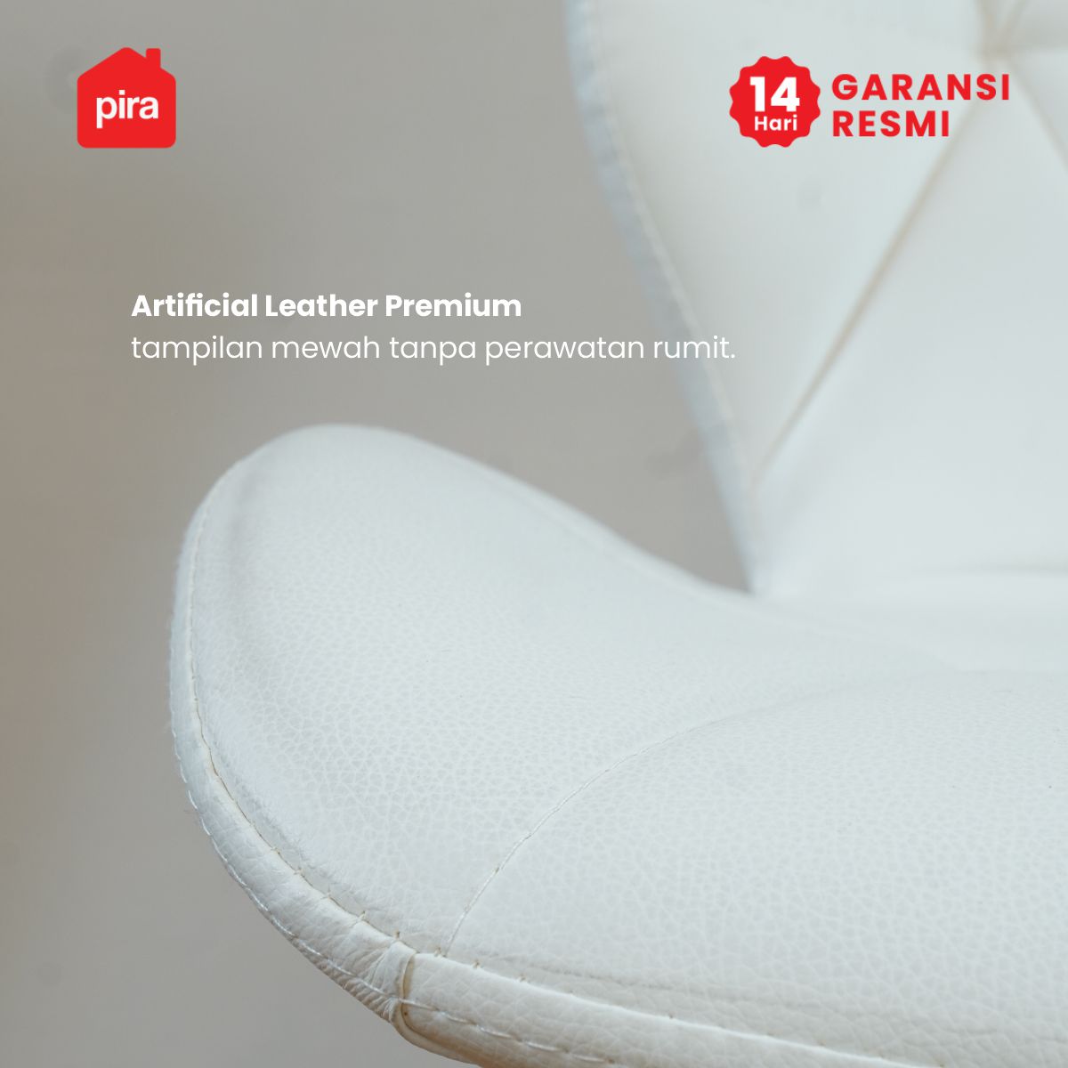 PIRA - GRETA A DC KURSI MAKAN / KURSI CAFE / KURSI MINIMALIS warna WHITE - PIRA - foto 6