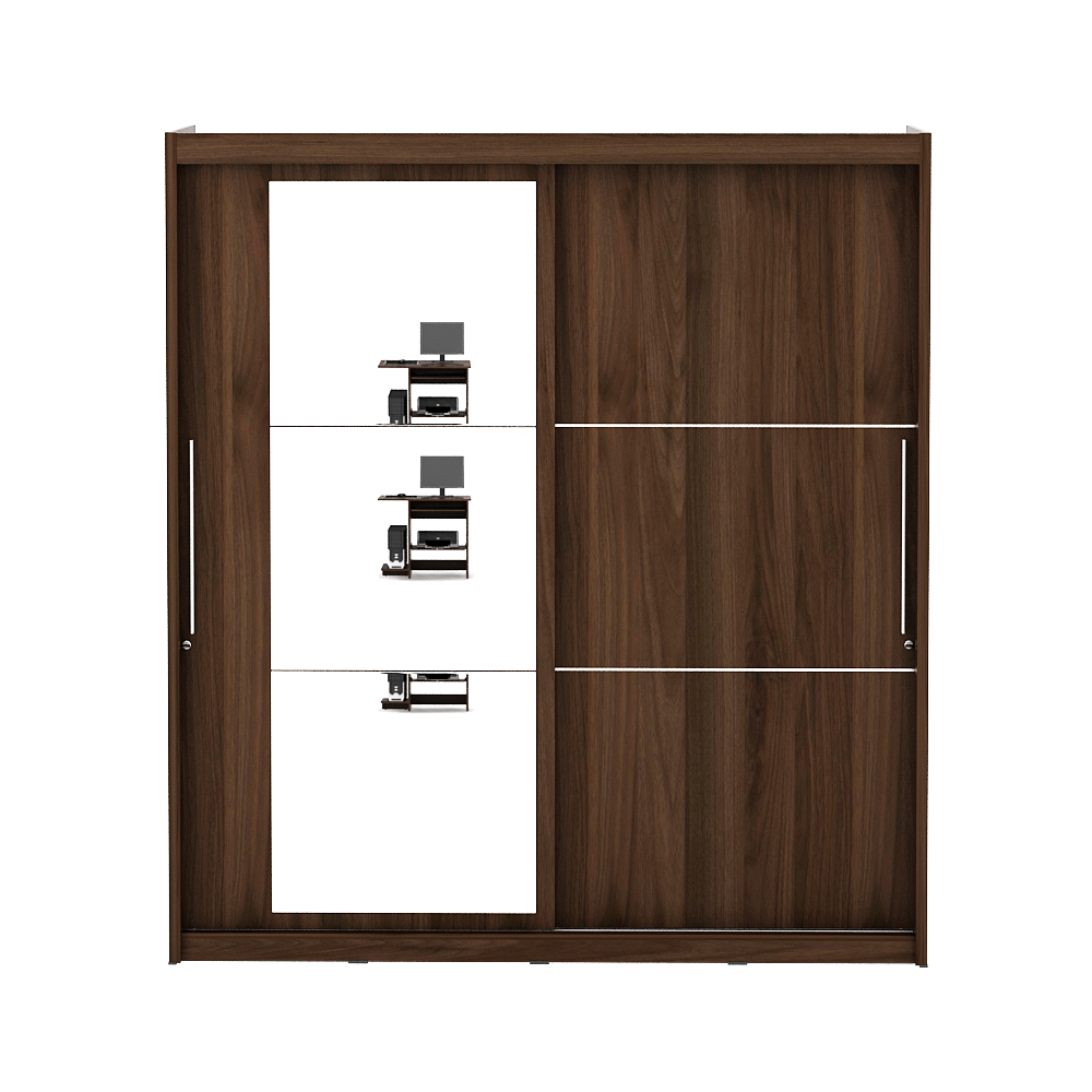 PIRA BAVARIAN - WARKING WDSL 200GL LEMARI PAKAIAN warna BROWN WALNUT - BAVARIAN - foto 5