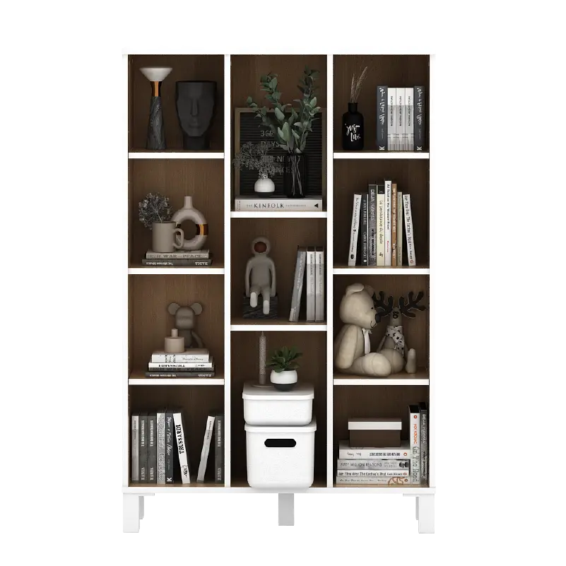 PIRA OX - POLKA BC80 RAK BUKU / RAK SERBAGUNA / RAK 11 SUSUN warna WHITE - PRO OAK - PIRA OX - foto 4