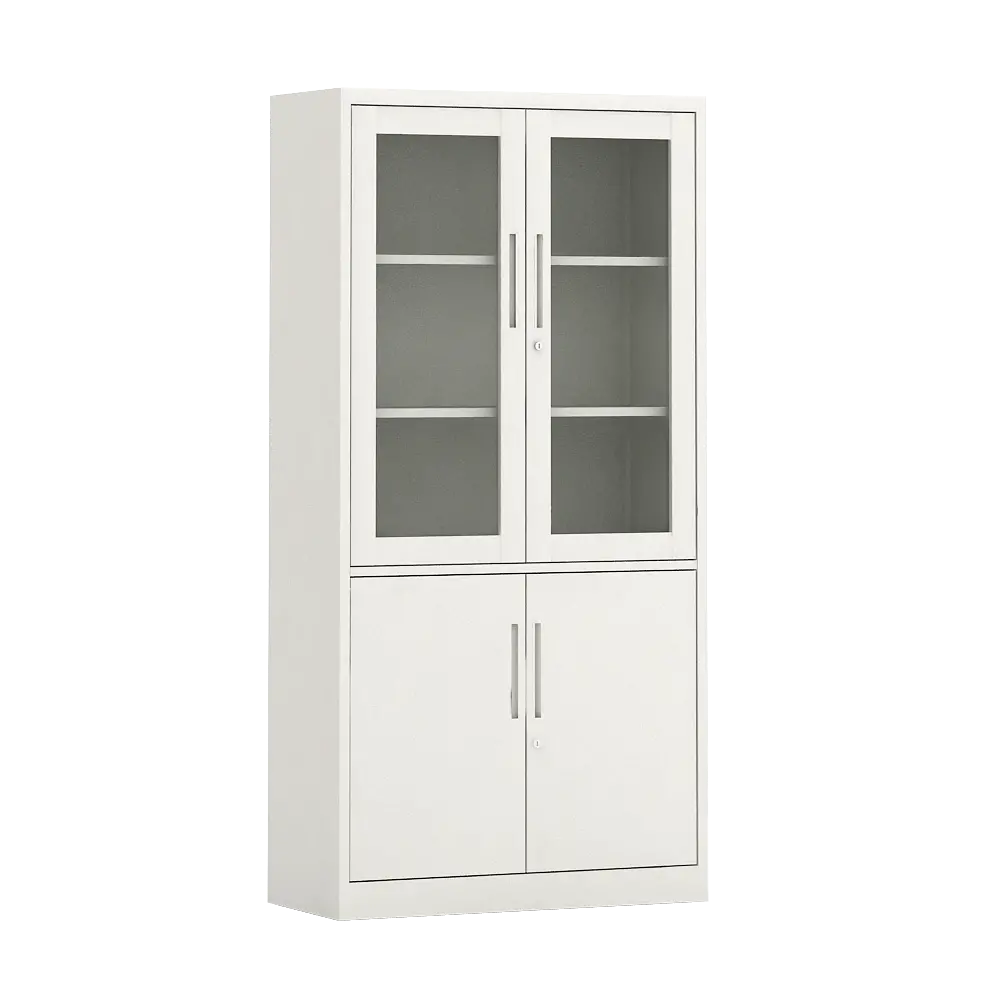 WORKDESIGN BURO MBC 2 HG RAK BUKU BESI / LEMARI ARSIP KANTOR warna WHITE - WORKDESIGN - foto 6