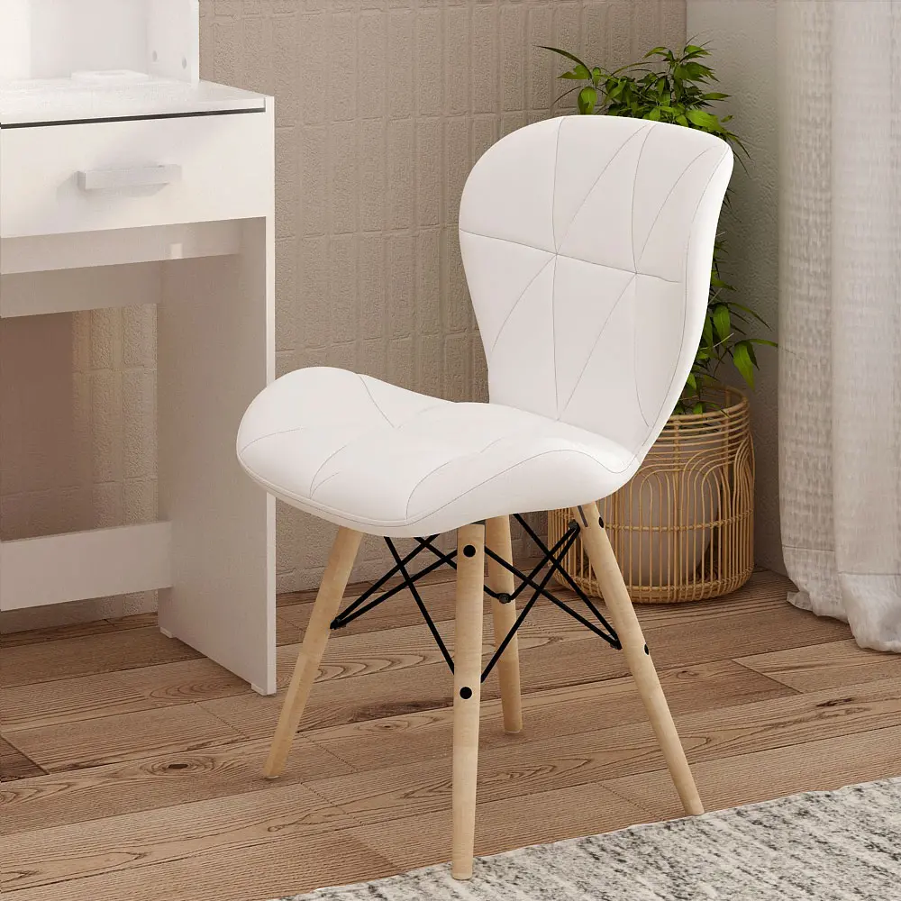 PIRA - GRETA DC KURSI MAKAN / KURSI CAFE / KURSI MINIMALIS warna WHITE - PIRA - foto 5