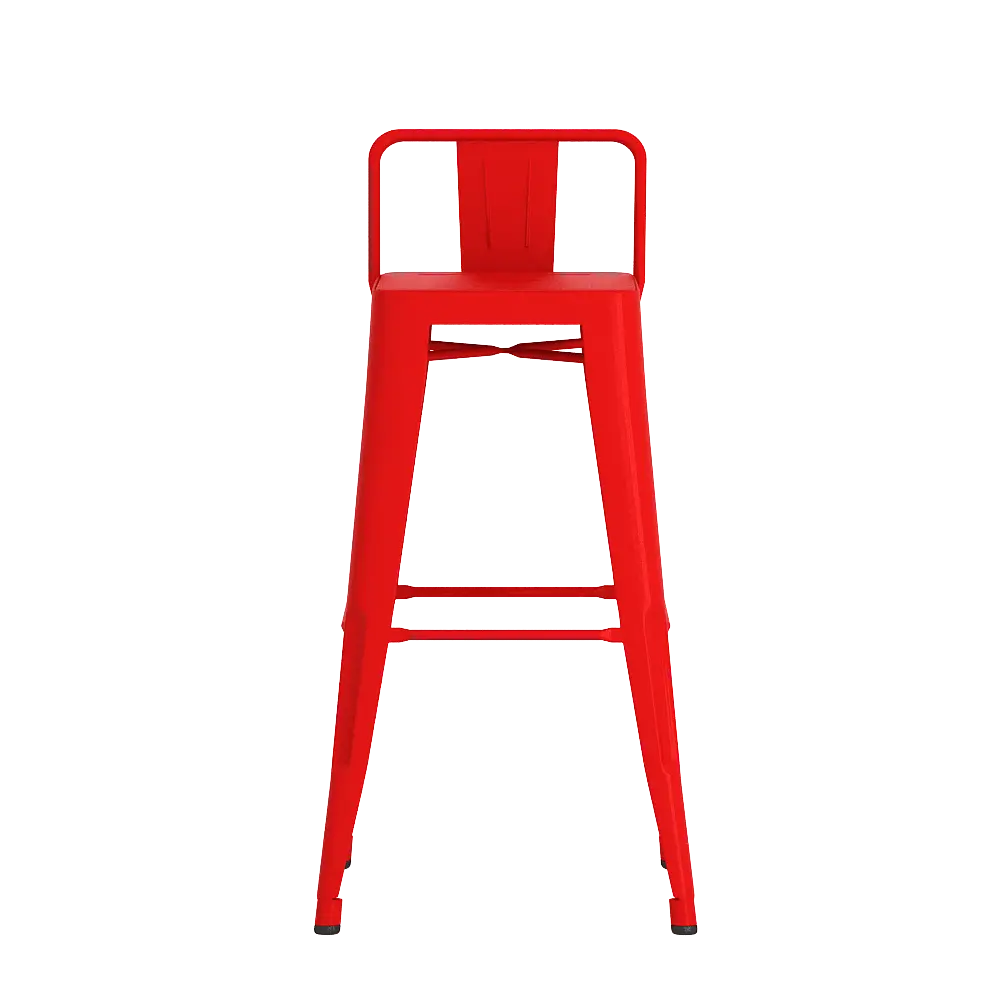 PIRA - KORG HC KURSI BAR / KURSI CAFE / KURSI BESI warna RED - PIRA - foto 5