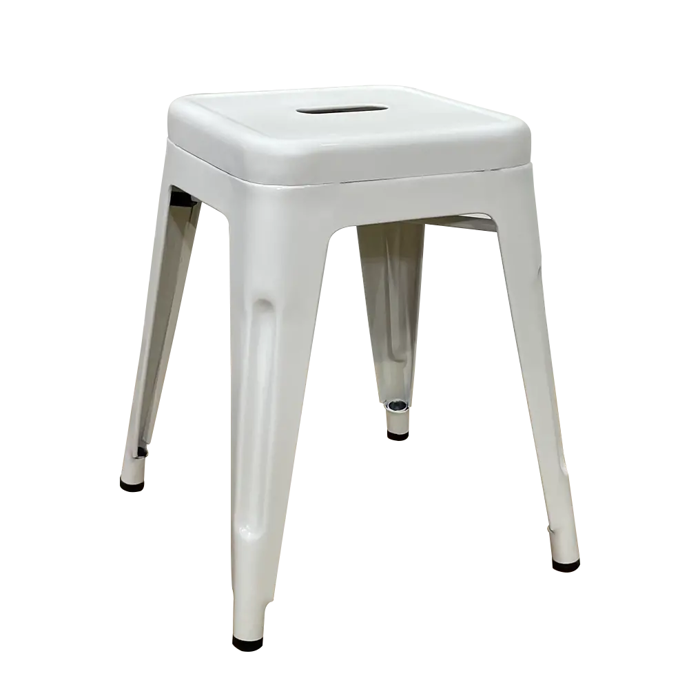 PIRA - KORG LC KURSI CAFE / KURSI BESI / KURSI MAKAN / KURSI OUTDOOR / BANGKU BESI warna WHITE - PIRA - foto 8