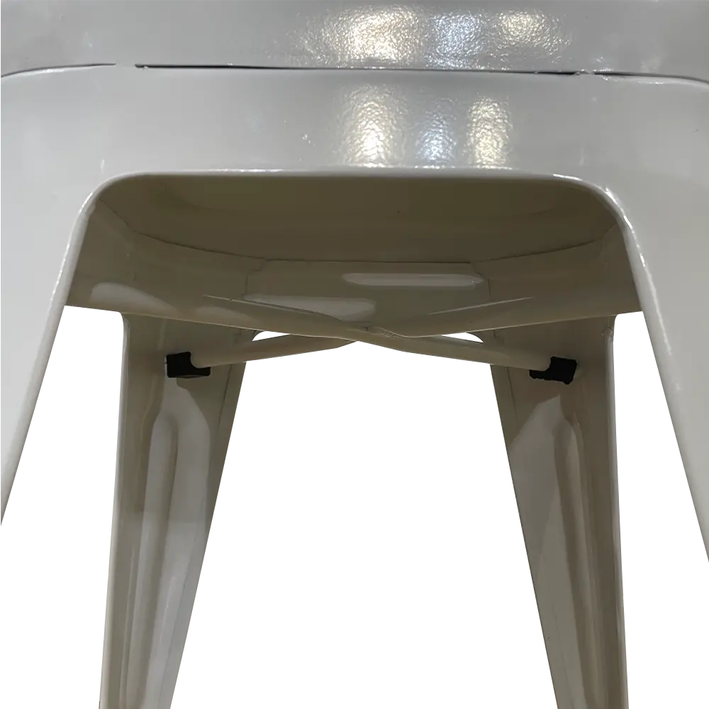 PIRA - KORG LC KURSI CAFE / KURSI BESI / KURSI MAKAN / KURSI OUTDOOR / BANGKU BESI warna WHITE - PIRA - foto 9