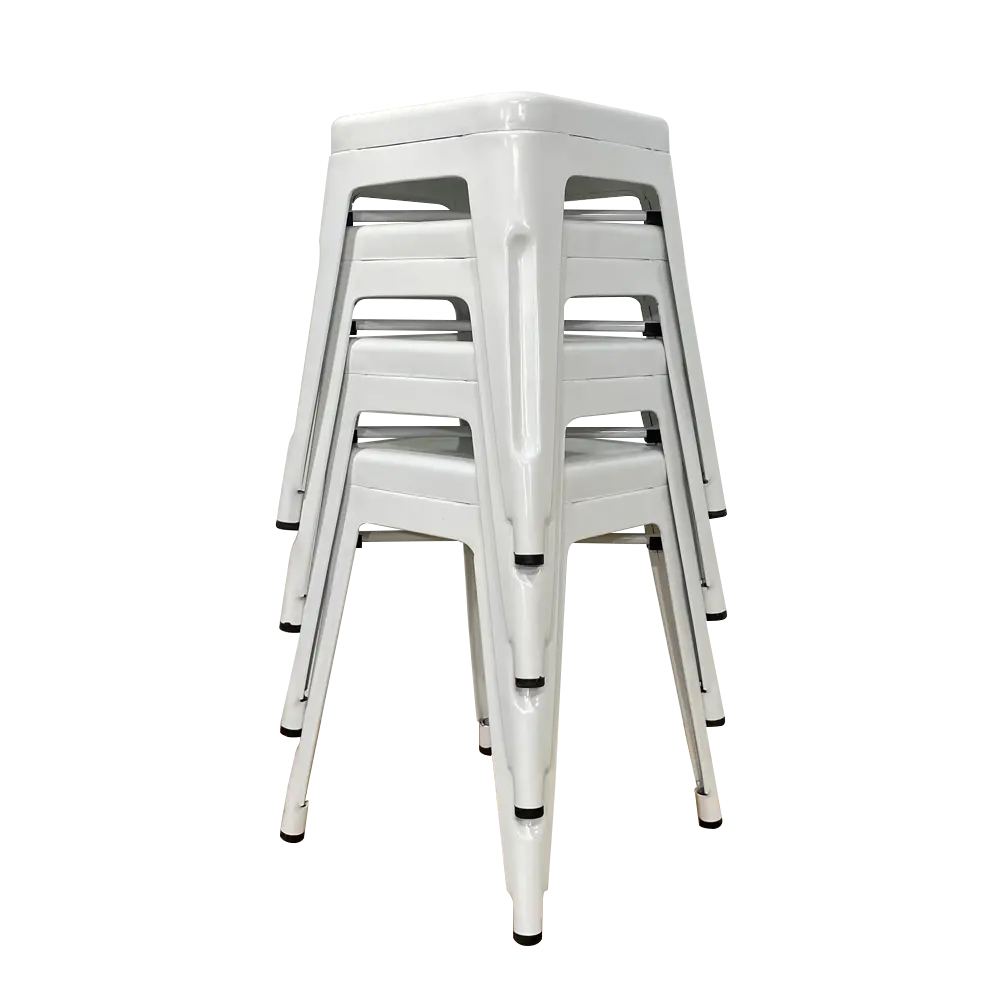 PIRA - KORG LC KURSI CAFE / KURSI BESI / KURSI MAKAN / KURSI OUTDOOR / BANGKU BESI warna WHITE - PIRA - foto 10