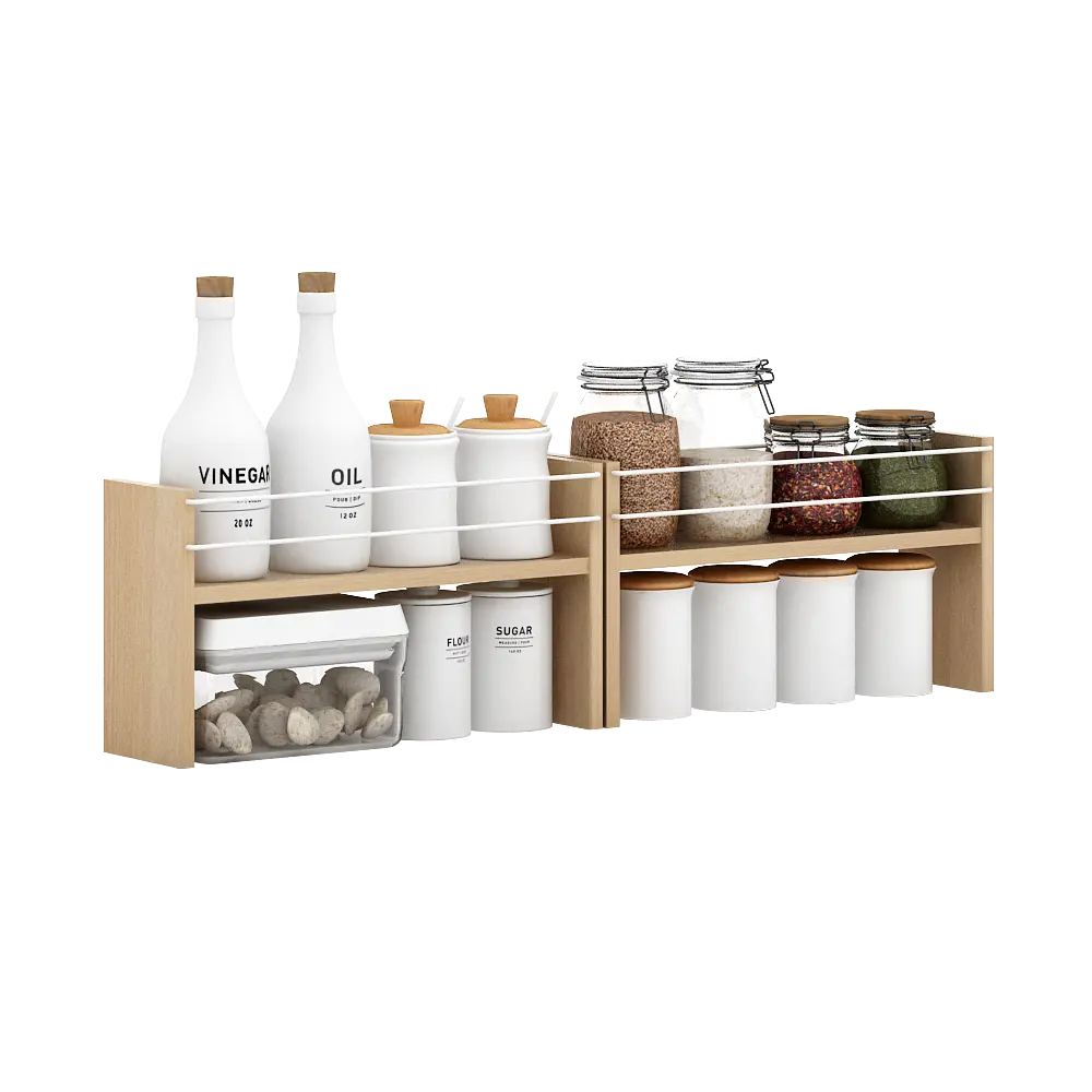 PIRA OX - SUGA RB RAK BUMBU / RAK SERBAGUNA warna PRO OAK - PIRA OX - foto 4
