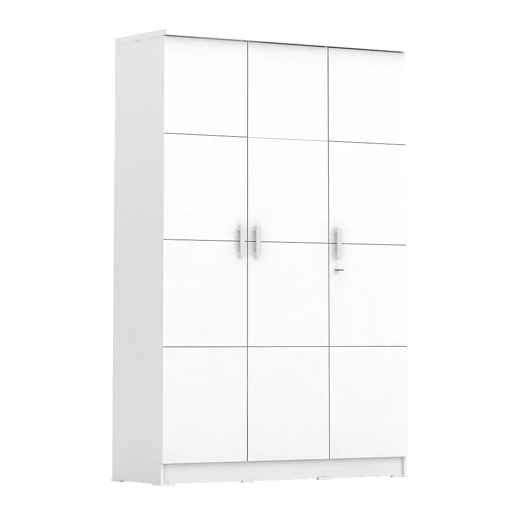 PIRA METROPOLIS -  ALBA BAZ 3P LEMARI PAKAIAN 3 PINTU warna WHITE - METROPOLIS - foto 5