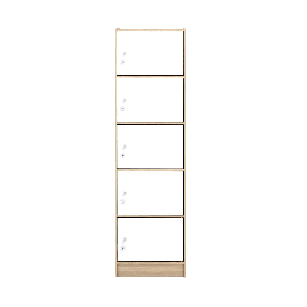 PIRA METROPOLIS - ALBA RSG 5 TS RAK SERBAGUNA / LEMARI SUSUN warna SONOMA OAK - WHITE - METROPOLIS - foto 3