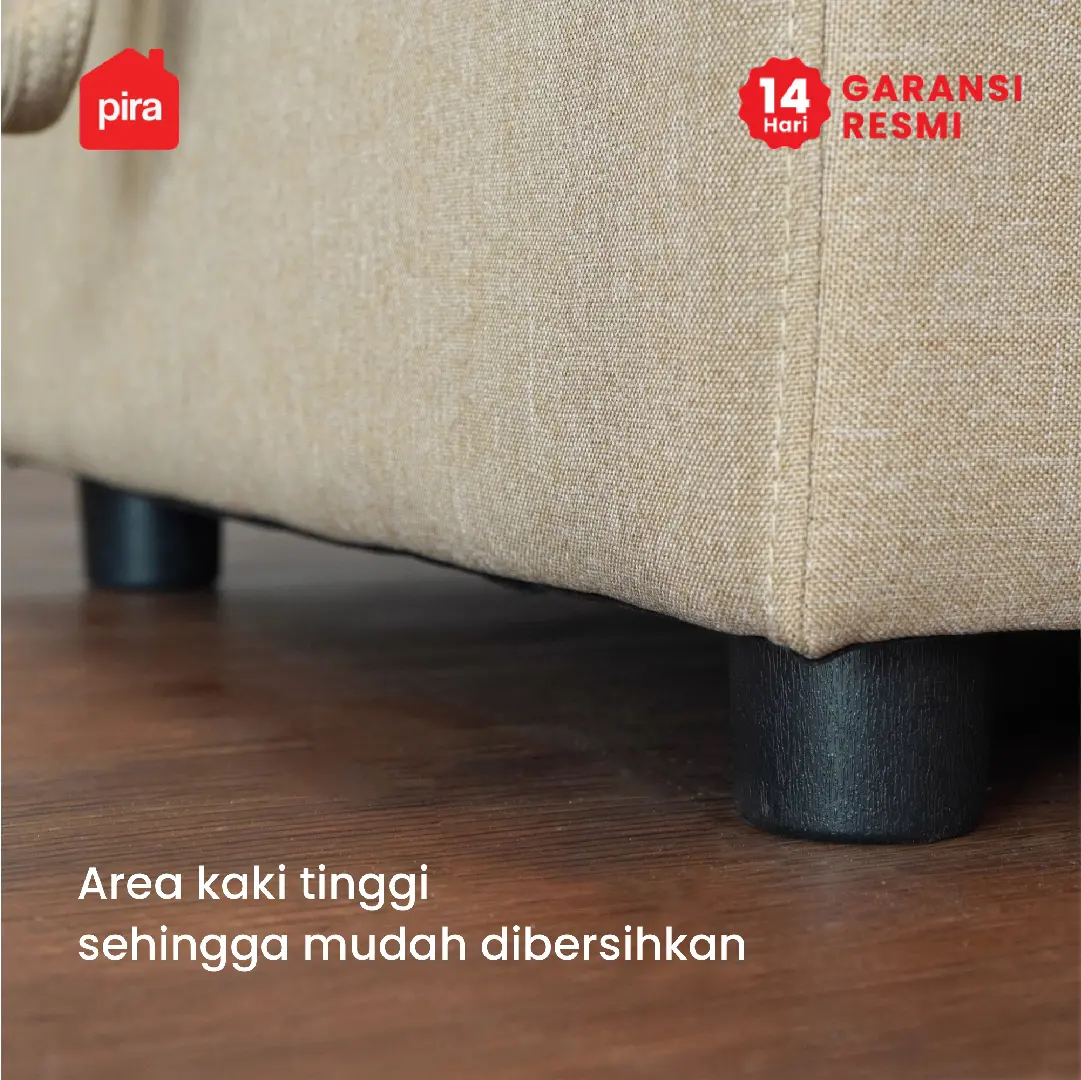 PIRA BAVARIAN - CAMILA SFC CONVERTIBLE SOFA / MULTIFUNGSI warna BROWN - PIRA - foto 9