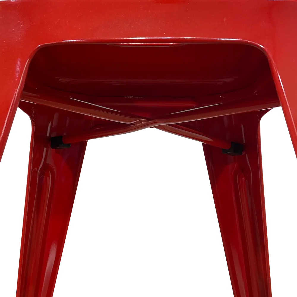 PIRA - KORG LC KURSI CAFE / KURSI BESI / KURSI MAKAN / KURSI OUTDOOR / BANGKU BESI warna RED - PIRA - foto 7