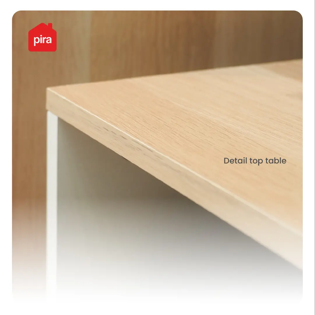 PIRA METROPOLIS OX - ARUNA NS35 MEJA NAKAS / MEJA SUDUT / MEJA SAMPING warna WHITE - PRO OAK - PIRA METROPOLIS - foto 5