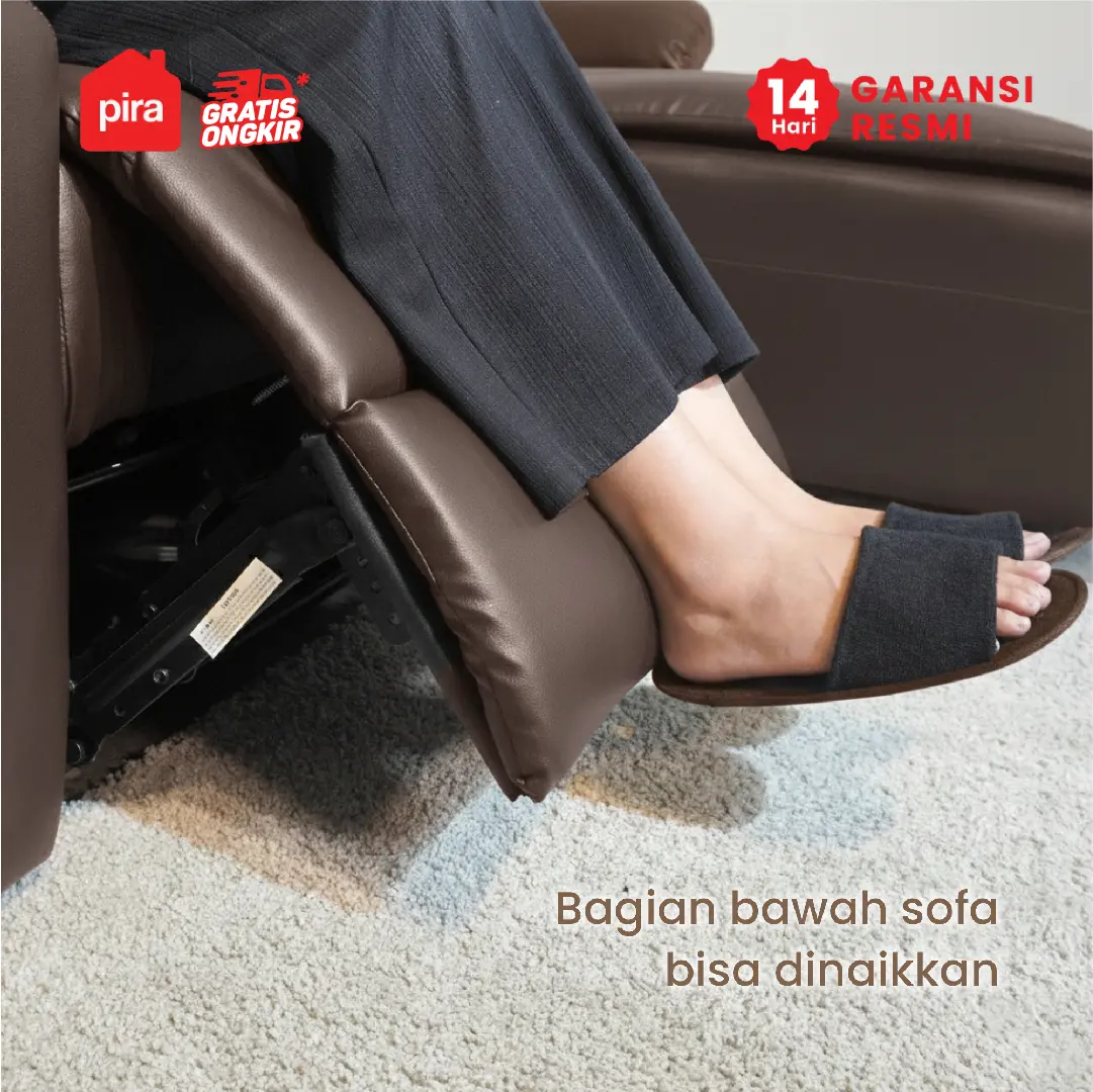 PIRA - LIVERPOOL RECLINER L 3S SOFA BED warna DARK BROWN - PIRA - foto 5