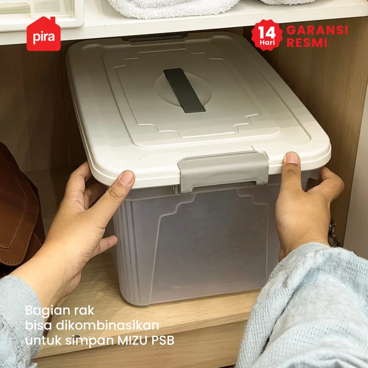 PIRA METROPOLIS OX - ARUNA BLS120 LEMARI PAKAIAN 3 PINTU FULL RAK warna PRO OAK - LIGHT TAUPE - PIRA METROPOLIS OX - foto 8