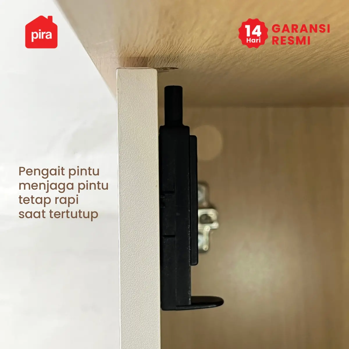 PIRA METROPOLIS OX - ARUNA BLS120 LEMARI PAKAIAN 3 PINTU FULL RAK warna PRO OAK - LIGHT TAUPE - PIRA METROPOLIS OX - foto 9