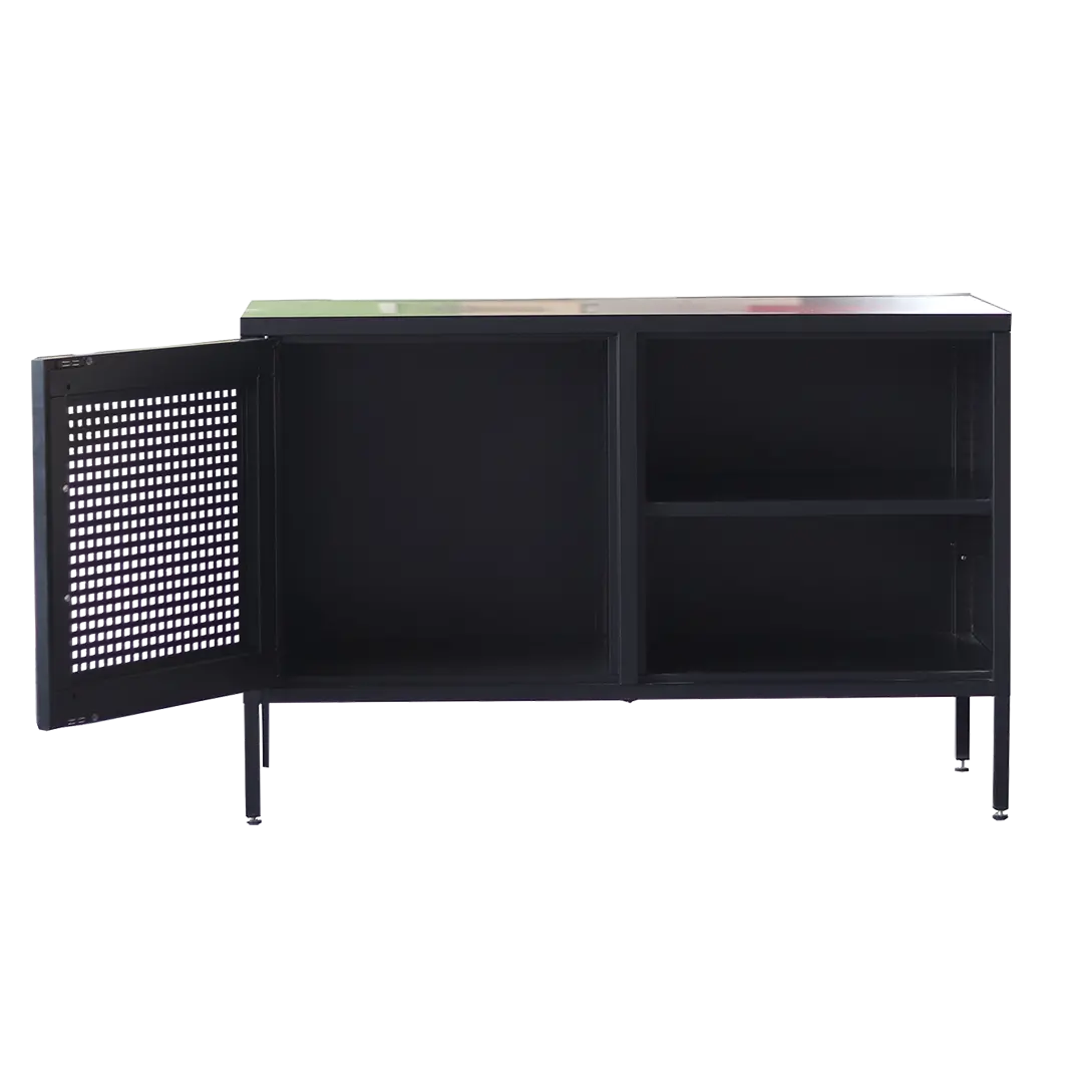 PIRA - KANO MTV100 RAK TV BESI / MEJA TV BESI warna BLACK - PIRA - foto 7