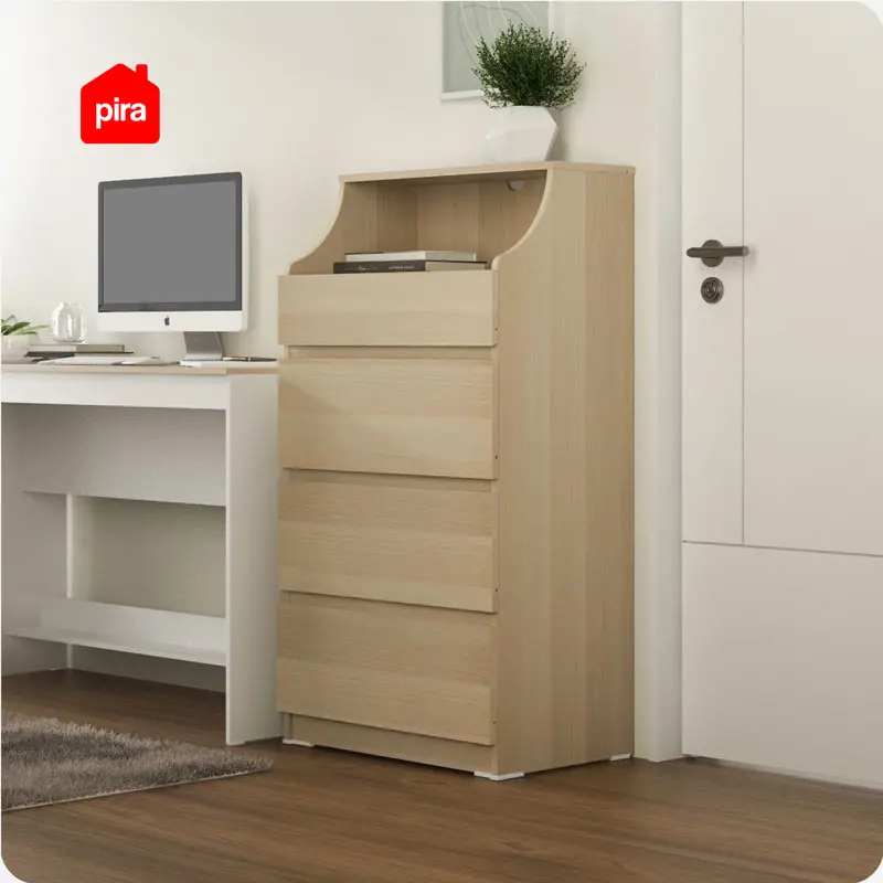 PIRA -  LINUS CHS460 LEMARI LACI / LEMARI SUSUN / DRAWER warna PRO OAK - PIRA - foto 3