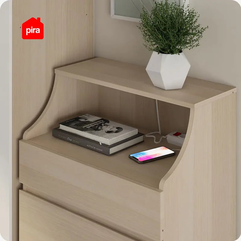 PIRA -  LINUS CHS460 LEMARI LACI / LEMARI SUSUN / DRAWER warna PRO OAK - PIRA - foto 6