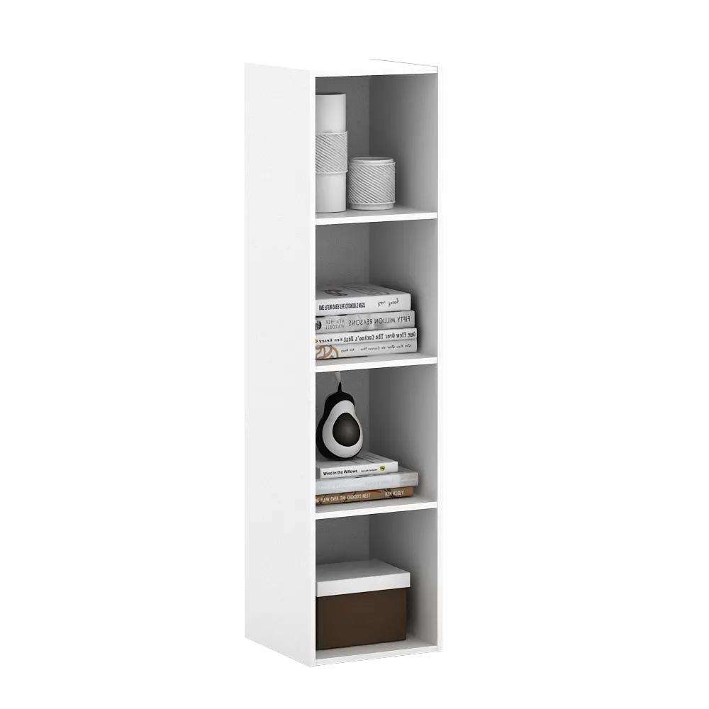 PIRA METROPOLIS -  HAKO SU 4X1 RAK 4 SUSUN / RAK SUSUN SERBAGUNA / RAK BUKU warna WHITE - PIRA METROPOLIS - foto 6