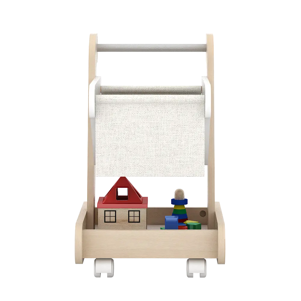 PIRA KIDS - MAGU TROLLEY PP PRETEND PLAY TROLI / KERETA DORONG MAINAN ANAK warna PRO OAK - WHITE SM - PIRA KIDS - foto 7