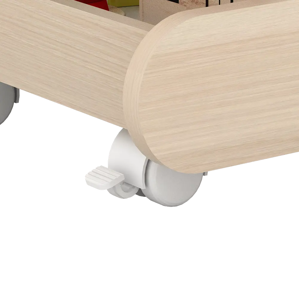 PIRA KIDS - MAGU TROLLEY PP PRETEND PLAY TROLI / KERETA DORONG MAINAN ANAK warna PRO OAK - WHITE SM - PIRA KIDS - foto 8