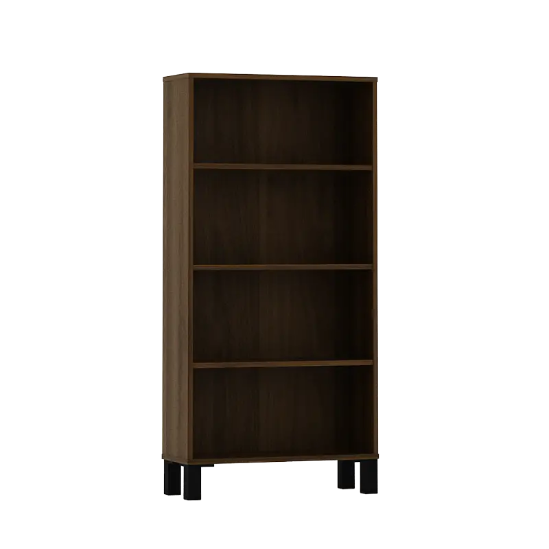 PIRA OX - POLKA BC60 RAK BUKU MINIMALIS SERBAGUNA 4 TINGKAT warna BROWN WALNUT - PIRA OX - foto 6