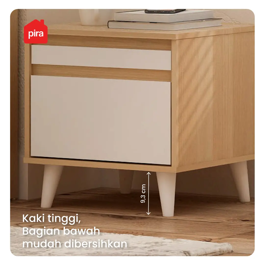 PIRA METROPOLIS OX - FUJI NSDS NAKAS / MEJA RIAS MULTIFUNGSI warna PRO OAK - WHITE - PIRA METROPOLIS OX - foto 6