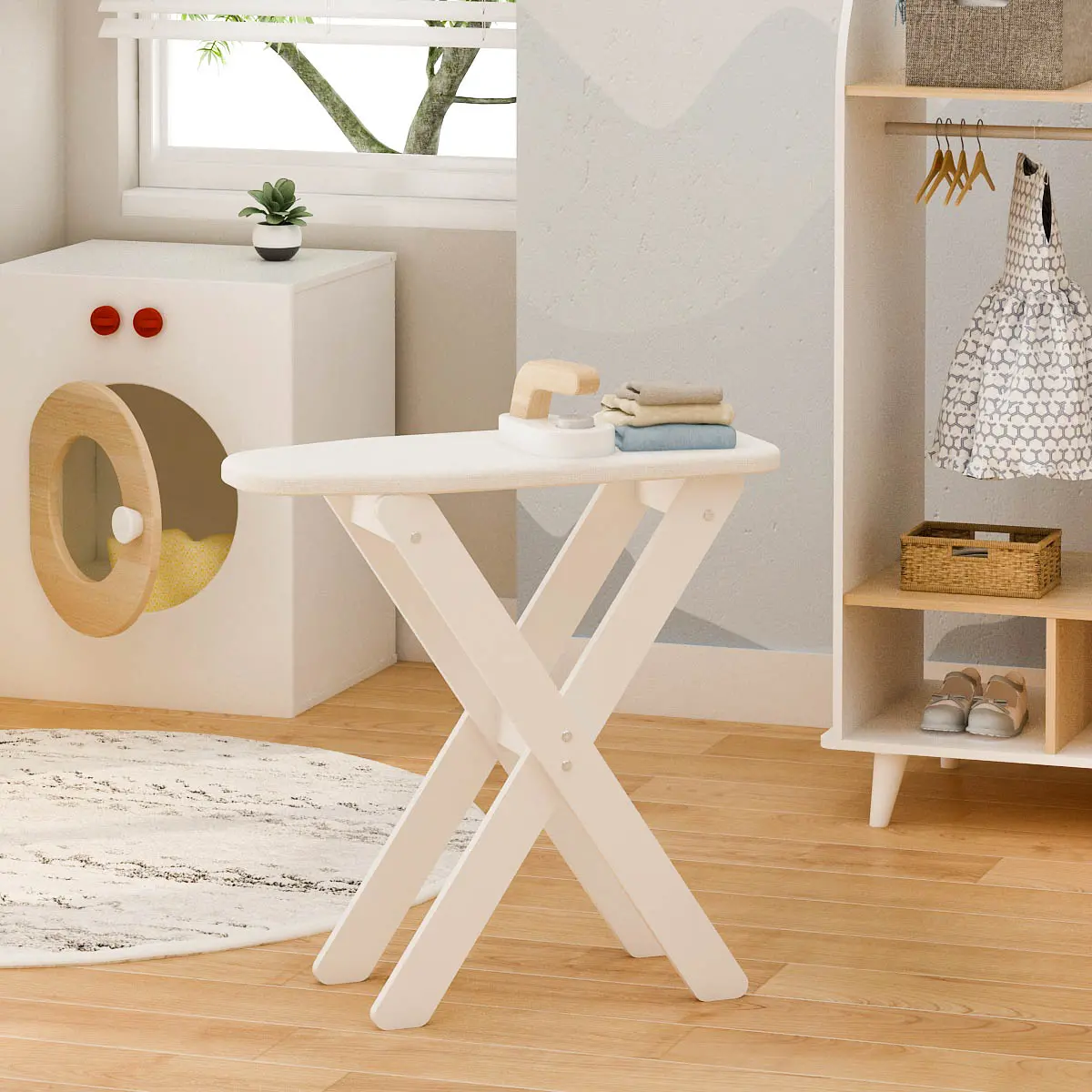 PIRA KIDS - MAGU IRON PP PRETEND PLAY MEJA SETRIKA MAINAN ANAK warna WHITE SM - PIRA KIDS - foto 1
