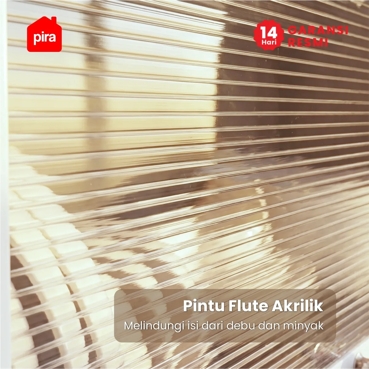 PIRA - DISH AVA MDR65 H RAK PIRING / RAK PIRING GANTUNG / RAK DAPUR / RAK WASTAFEL / RAK PENGERING PIRING warna WHITE - PIRA - foto 4