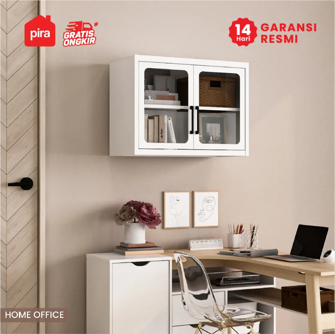 PIRA - VOSH 80S MKCWU KITCHEN SET / RAK DAPUR BESI / LEMARI DAPUR BESI / RAK DAPUR warna WHITE - PIRA - foto 4