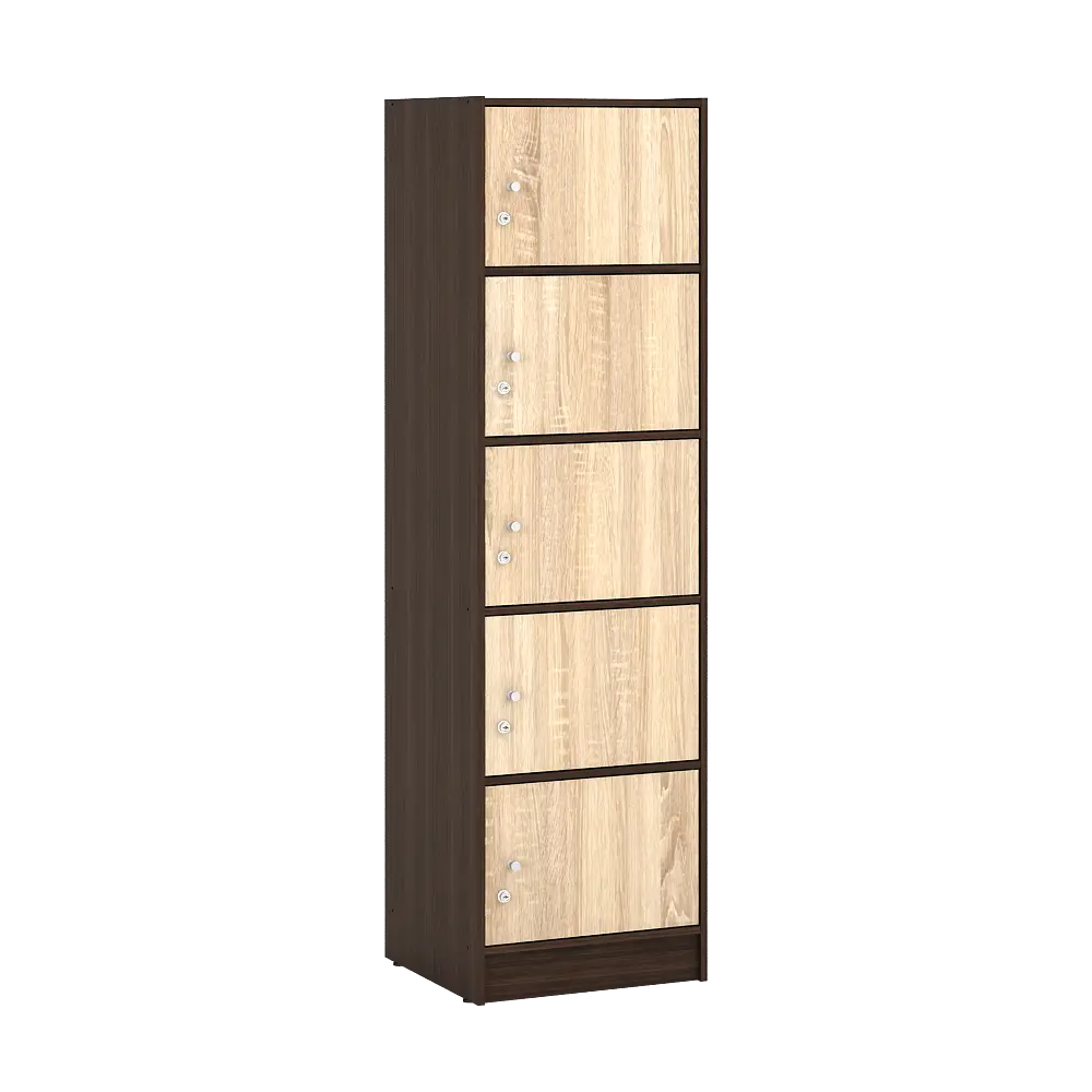 PIRA METROPOLIS - ALBA RSG 5 TS RAK SERBAGUNA / LEMARI SUSUN warna AMERICAN WALNUT - SONOMA OAK - METROPOLIS - foto 6