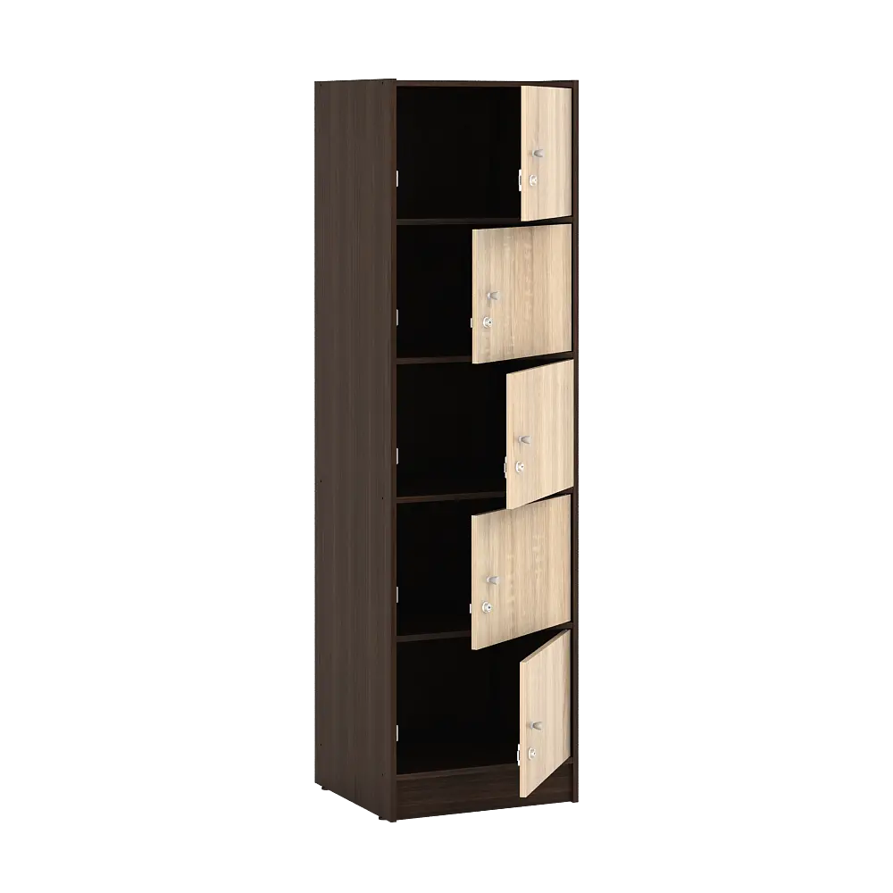 PIRA METROPOLIS - ALBA RSG 5 TS RAK SERBAGUNA / LEMARI SUSUN warna AMERICAN WALNUT - SONOMA OAK - METROPOLIS - foto 4