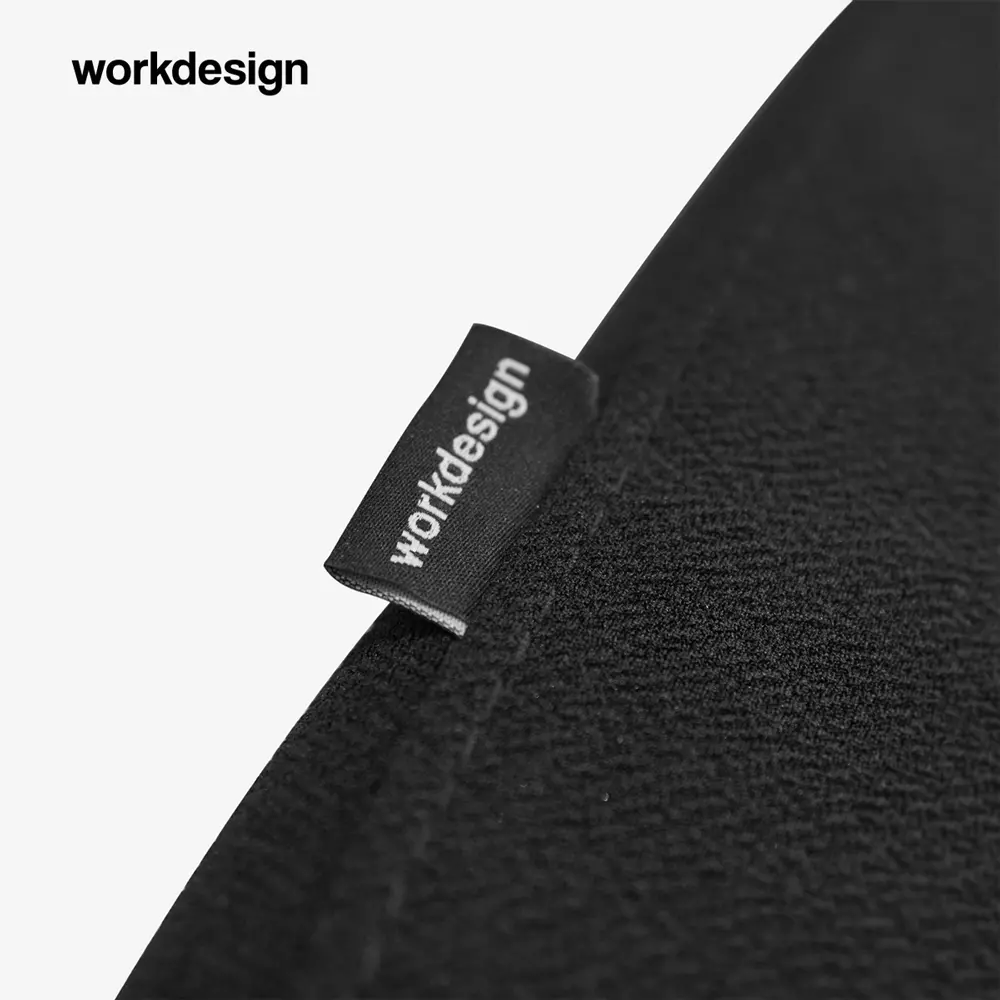 WORKDESIGN AHSOKA PC KURSI KANTOR / KURSI KERJA ERGONOMIS DENGAN SANDARAN KEPALA DAN LUMBAR SUPPORT warna DARK GREY - BLACK - WORKDESIGN - foto 8