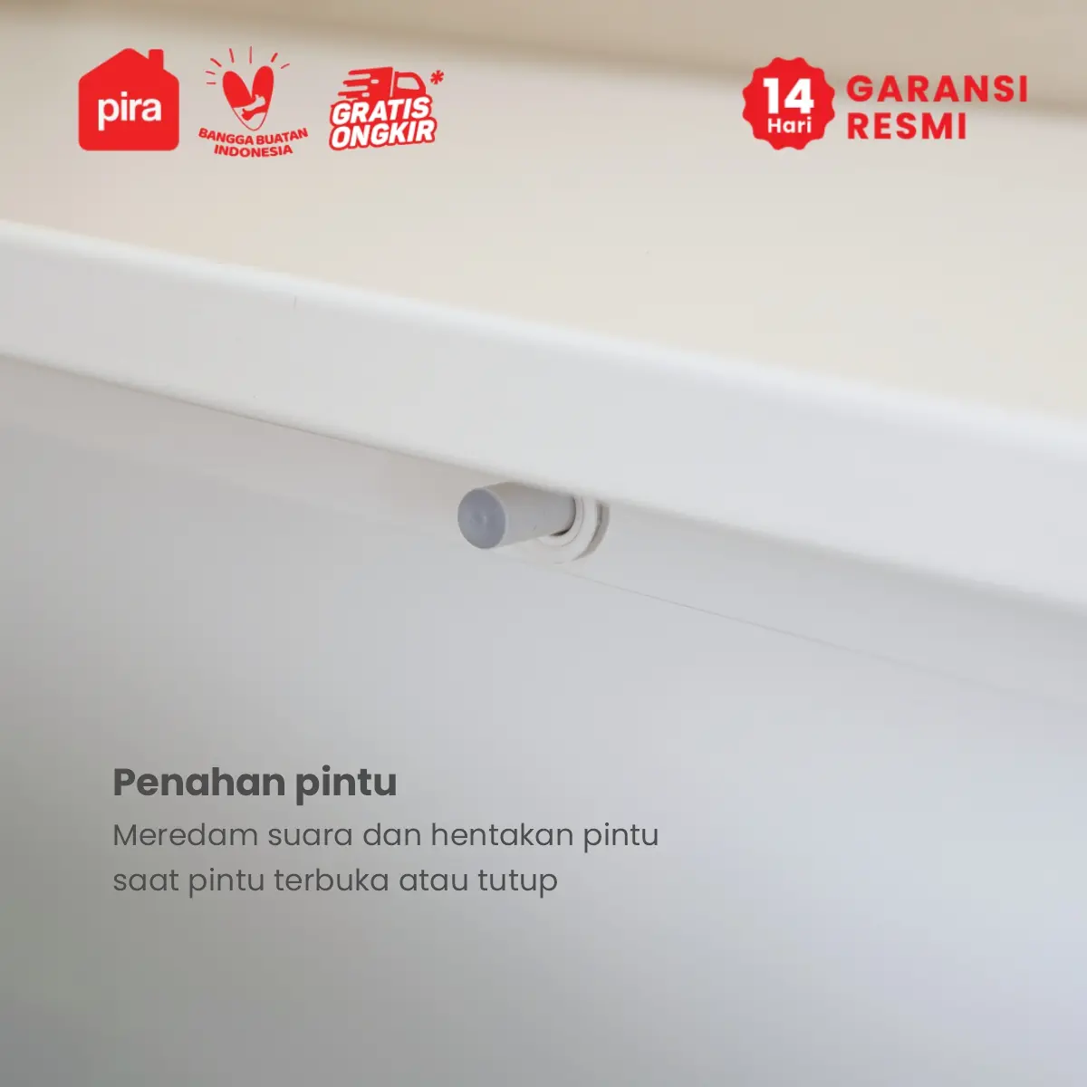 PIRA - GION AVA MSR 80T3 RAK SEPATU BESI / LEMARI SEPATU / RAK SEPATU SUSUN TERTUTUP warna WHITE - PIRA - foto 5