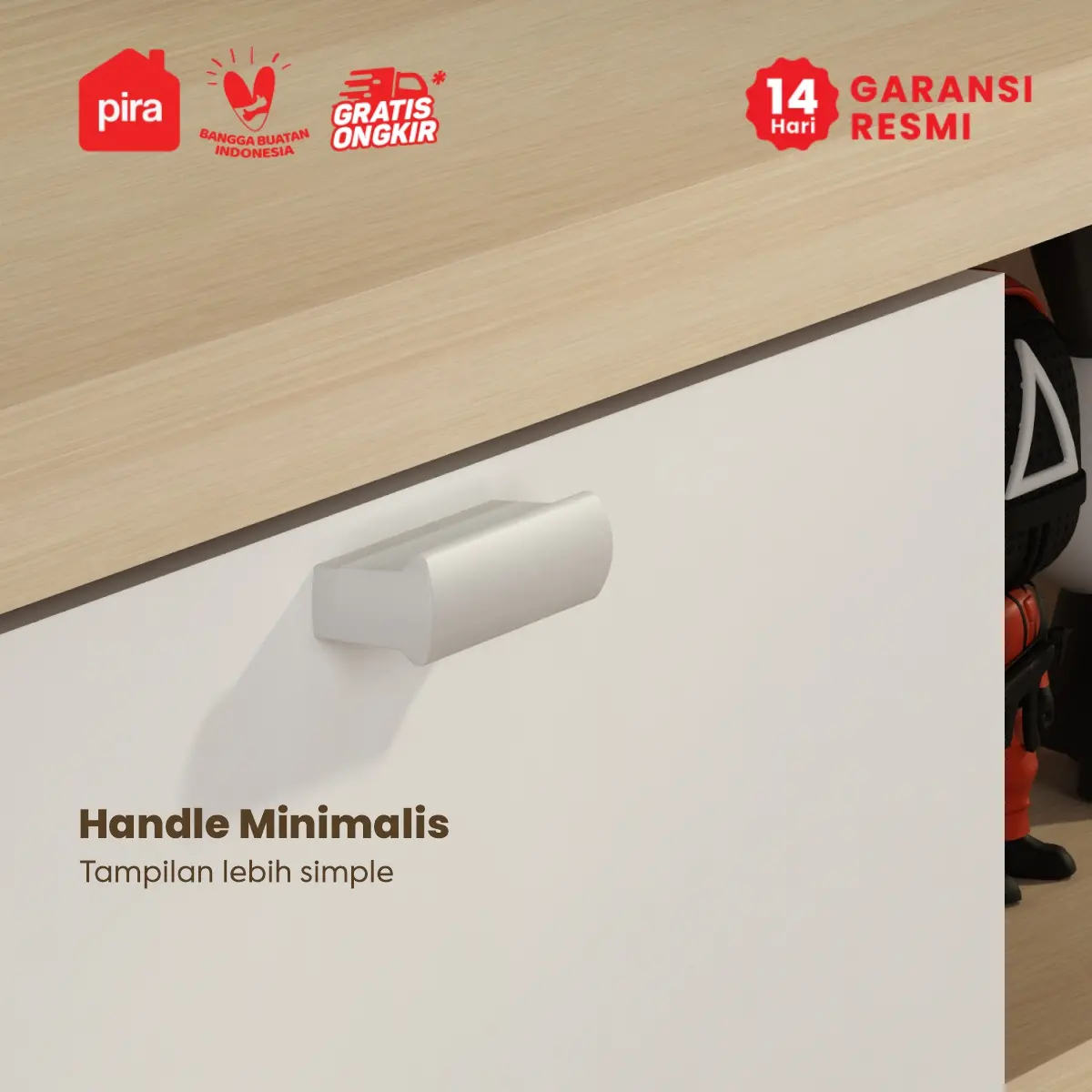PIRA METROPOLIS OX - ABBA TV120 MEJA TV / RAK TV / LEMARI TV warna PRO OAK - WHITE - PIRA METROPOLIS OX - foto 7
