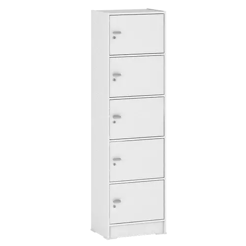 PIRA METROPOLIS OX - ARUNA RSG 5 RAK SERBAGUNA / RAK SUSUN 5 PINTU warna WHITE - PIRA METROPOLIS OX - foto 5