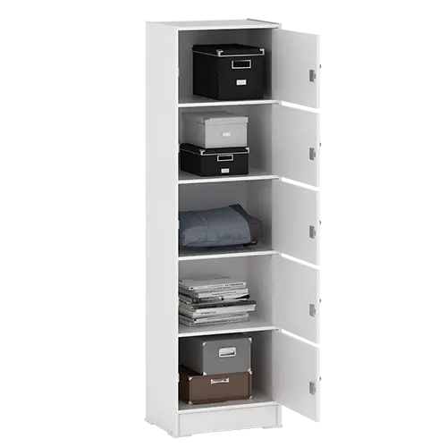PIRA METROPOLIS OX - ARUNA RSG 5 RAK SERBAGUNA / RAK SUSUN 5 PINTU warna WHITE - PIRA METROPOLIS OX - foto 3
