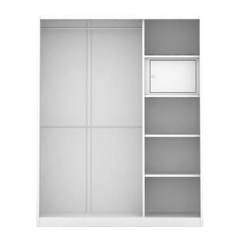 PIRA - KELSEY 150A MWDSL LEMARI PAKAIAN BESI SLIDING / PINTU GESER warna WHITE - PIRA - foto 7