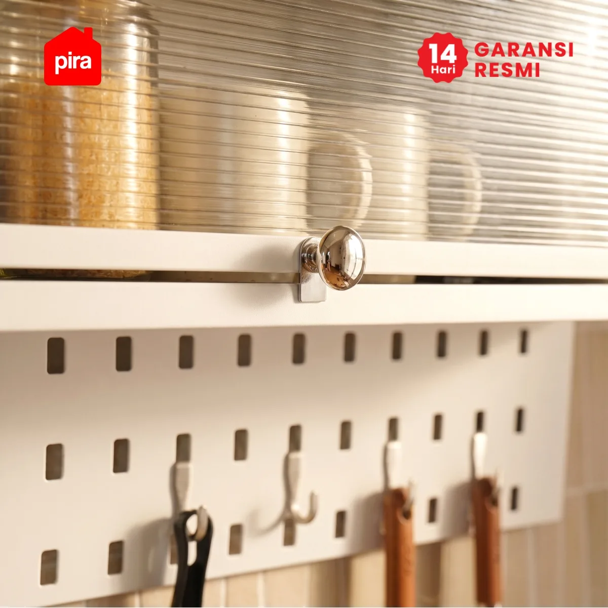 PIRA - DISH AVA MDR65 H RAK PIRING / RAK PIRING GANTUNG / RAK DAPUR / RAK WASTAFEL / RAK PENGERING PIRING warna WHITE - PIRA - foto 6