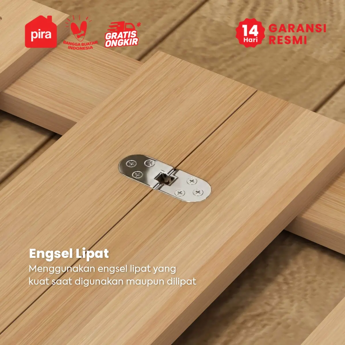 PIRA -  ONDA BD160 DIPAN / DIPAN TEMPAT TIDUR / ALAS KASUR / RANJANG warna PRO OAK - PIRA - foto 5