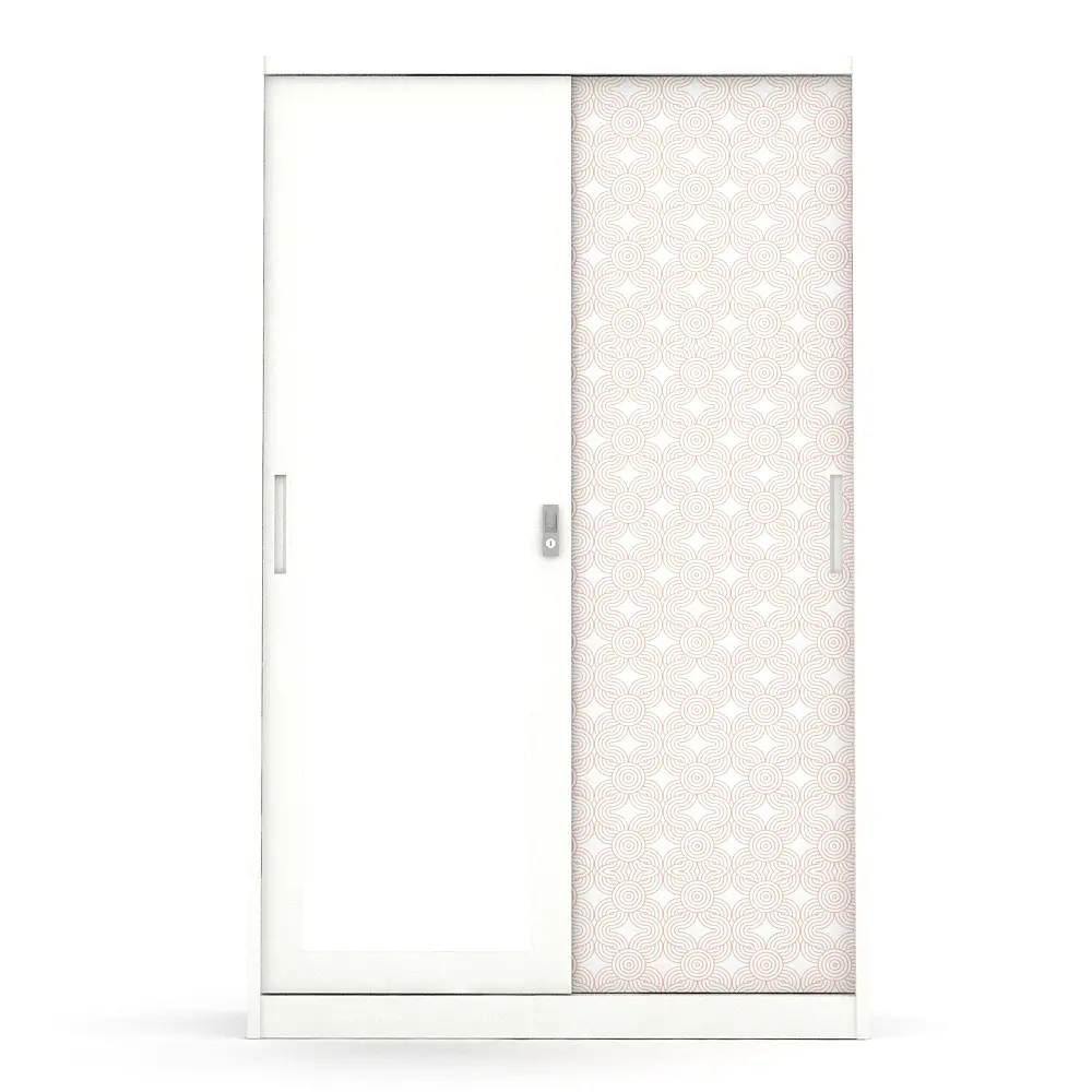 PIRA BAVARIAN - WURF 120 MWDSL LEMARI PAKAIAN BESI SLIDING / PINTU GESER warna WHITE CLAY - BAVARIAN - foto 4